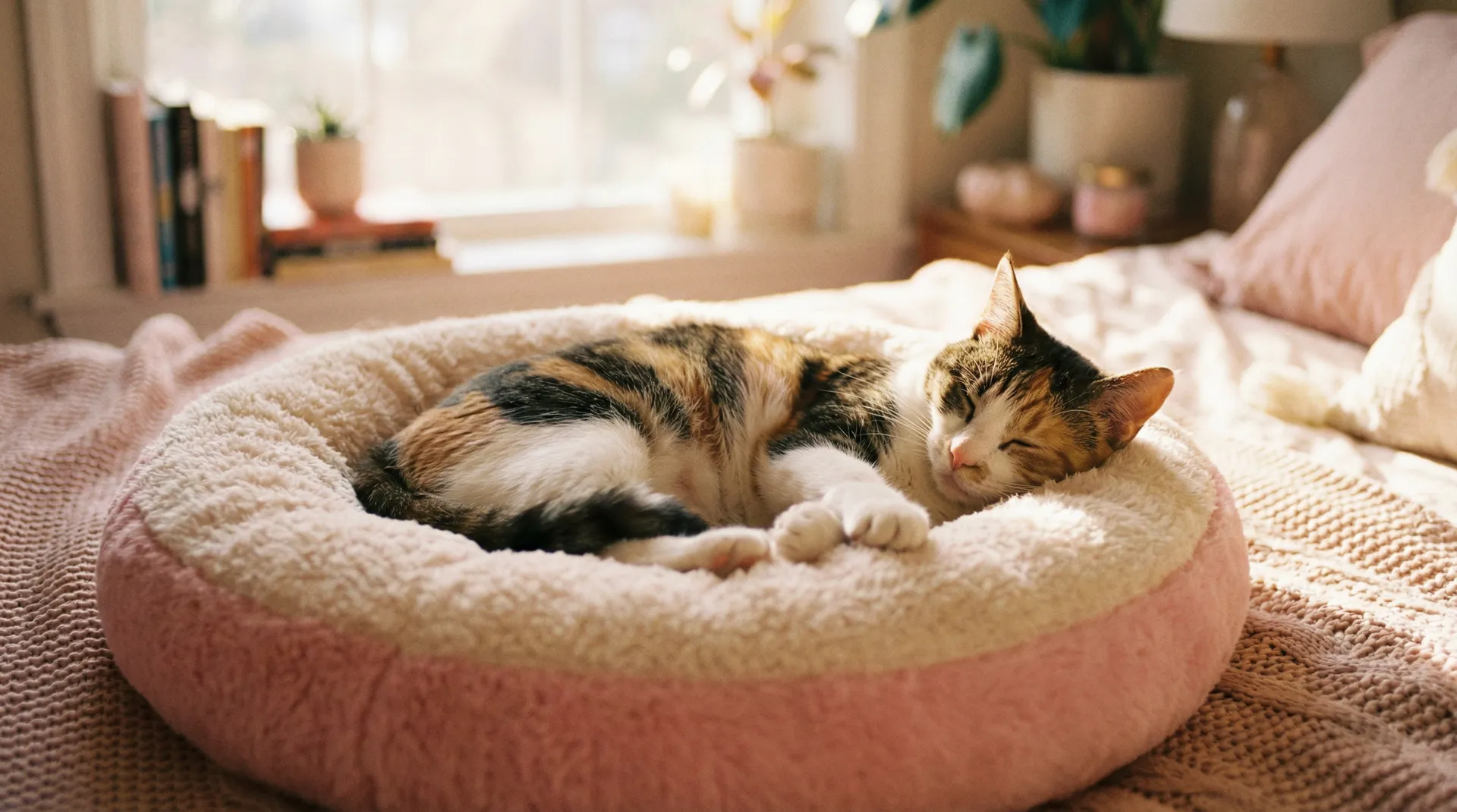 三花猫安静入睡 - 学长说做错一题就爱做一下